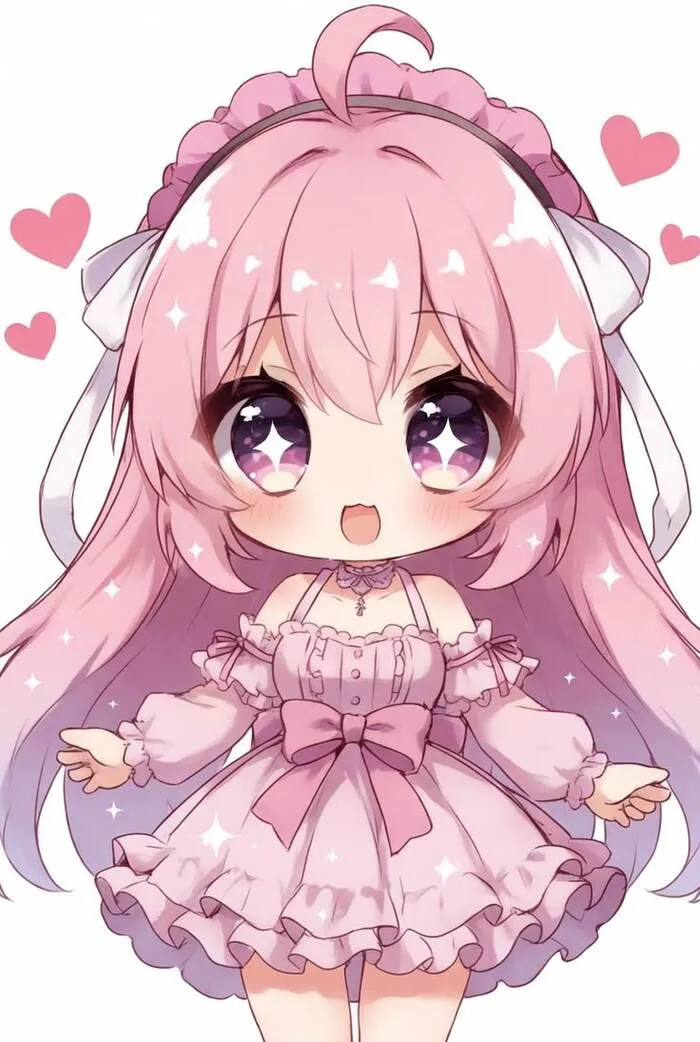 ảnh chibi anime nữ siêu cute