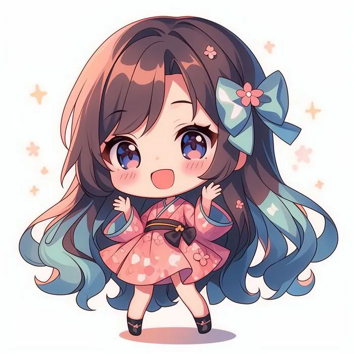 ảnh chibi anime nữ siêu hot