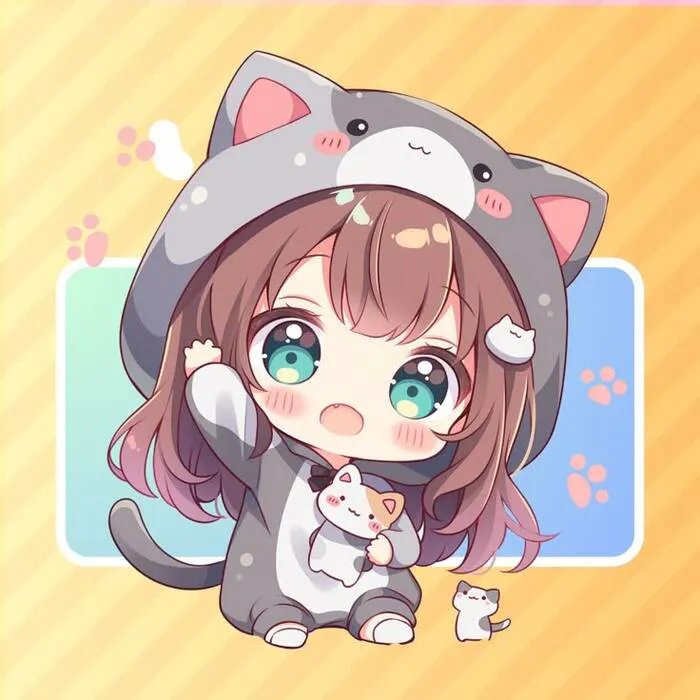 ảnh chibi anime nữ xinh full hd