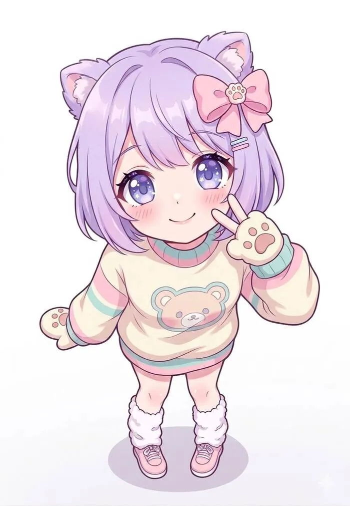 ảnh chibi anime nữ xinh