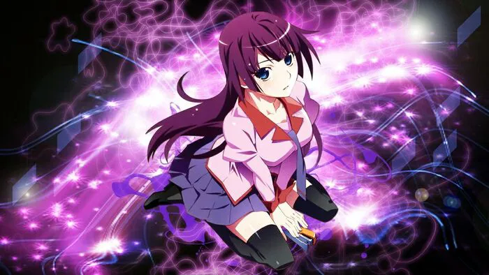 ảnh Hitagi Senjougahara đẹp cool ngầu