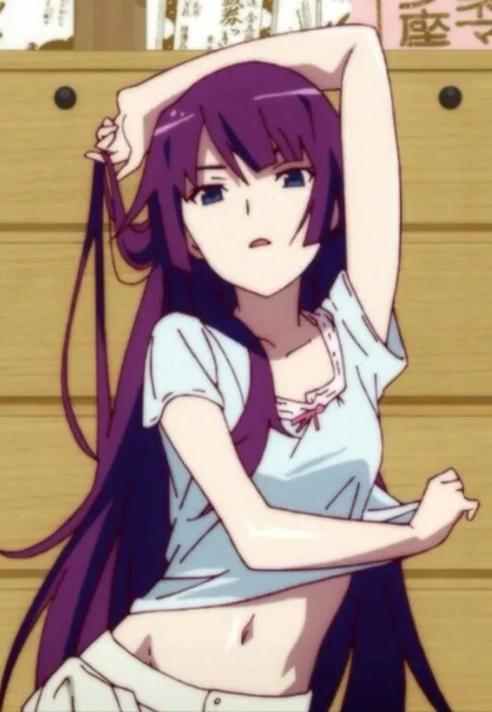 ảnh Hitagi Senjougahara đẹp cuốn hút