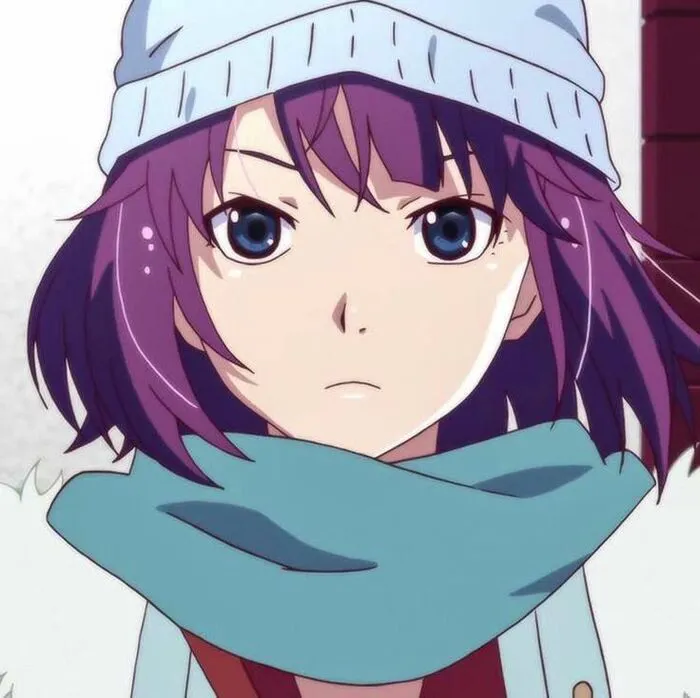 ảnh Hitagi Senjougahara đẹp cuốn mắt