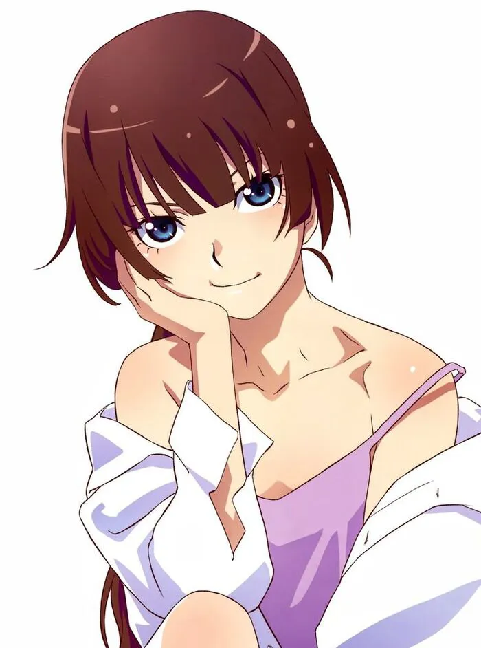 ảnh Hitagi Senjougahara đẹp sắc lạnh
