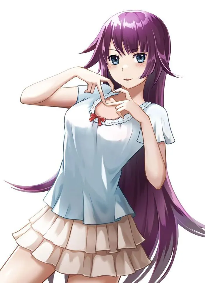 ảnh Hitagi Senjougahara đẹp tinh tế