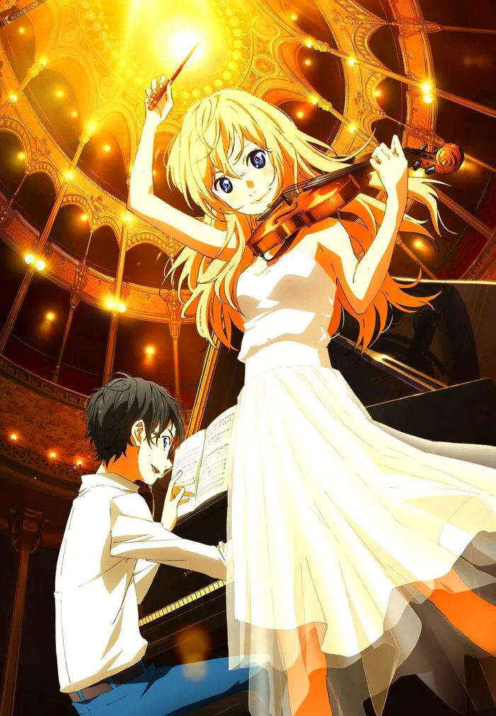 ảnh Kaori Miyazono đẹp ánh mắt long lanh