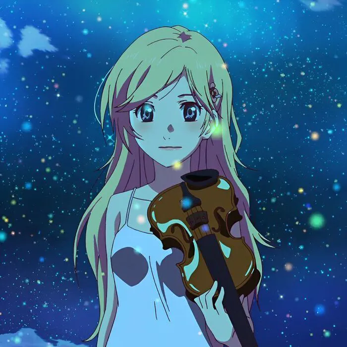 ảnh Kaori Miyazono đẹp ánh nhìn xa xăm