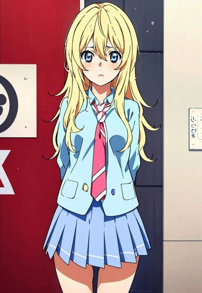 ảnh Kaori Miyazono đẹp ánh sáng mềm