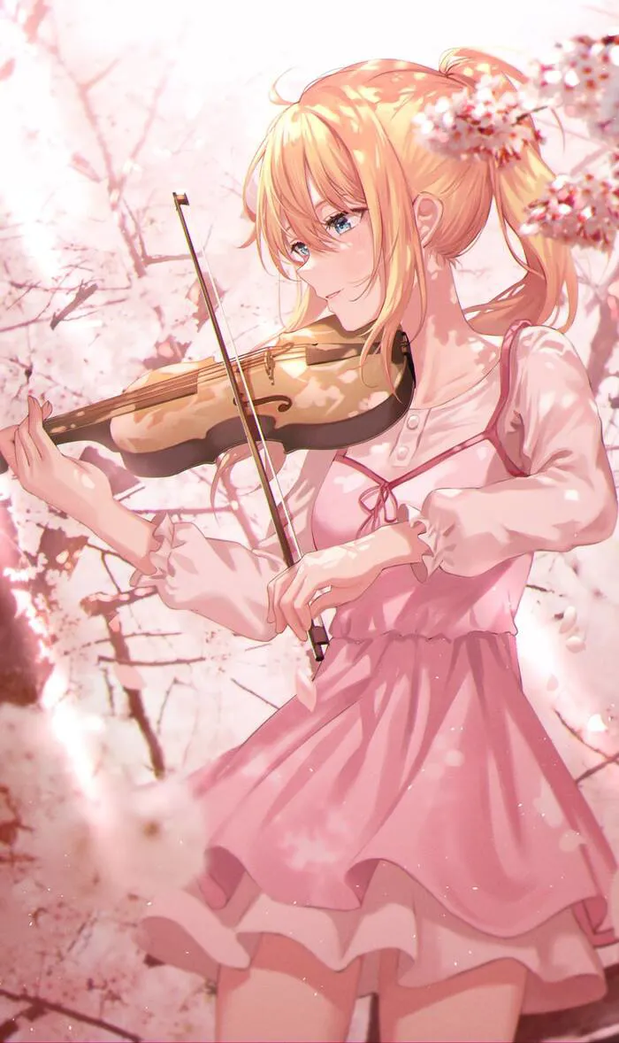 ảnh Kaori Miyazono đẹp phong cách nghệ sĩ
