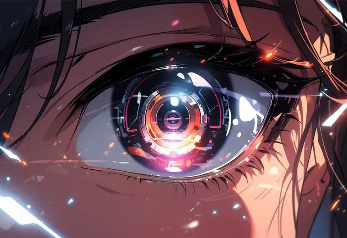 ảnh mắt anime ảo
