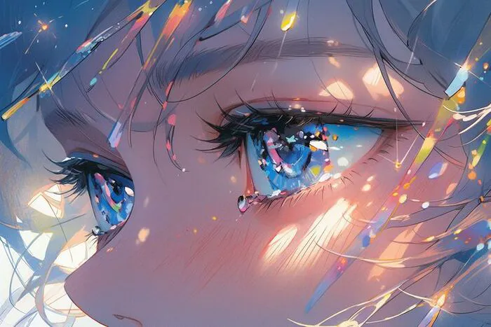 ảnh mắt anime như tiên siêu đẹp hd