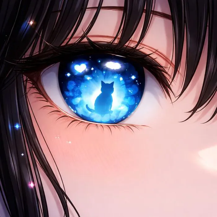 ảnh mắt anime như tiên siêu đẹp