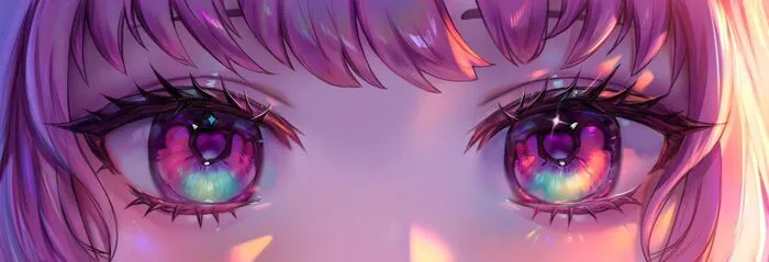 ảnh mắt anime xinh nhất