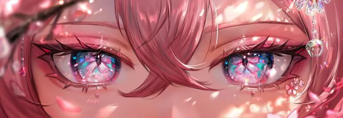 ảnh mắt anime xinh