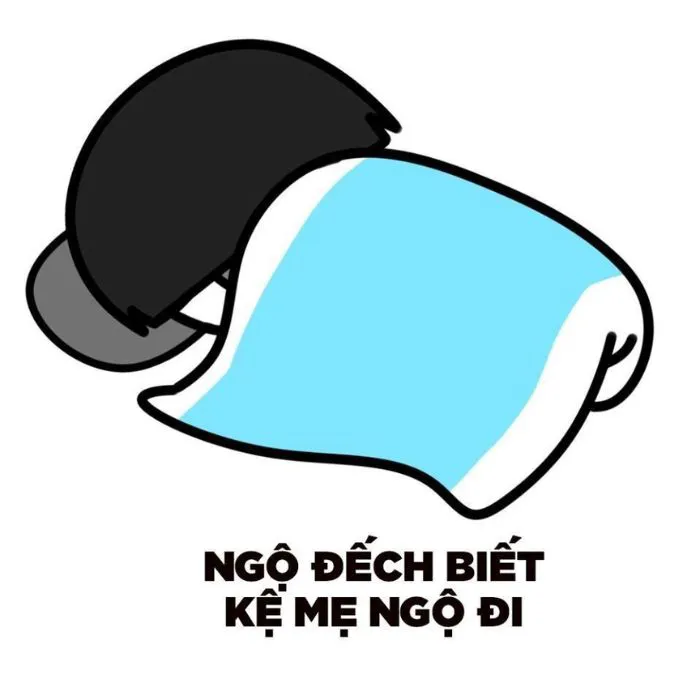 ảnh meme buồn ngủ siêu bựa