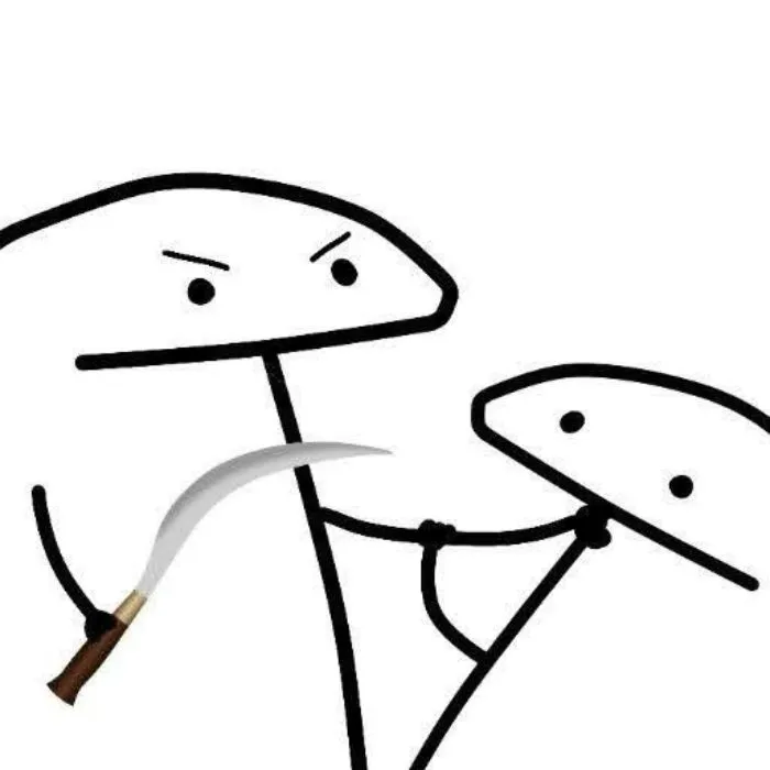 ảnh meme cầm dao cute nhất
