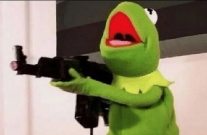 ảnh meme cầm súng ếch ảnh meme cầm súng ếch