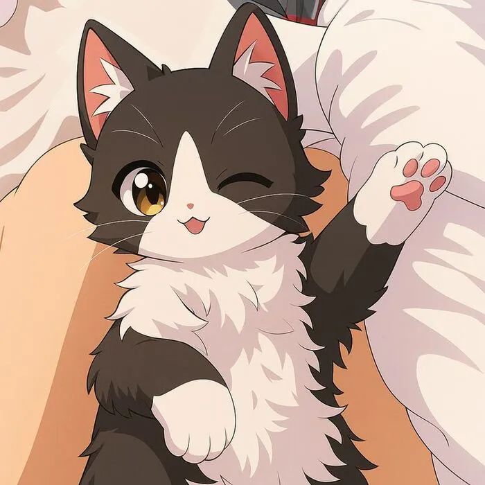 ảnh mèo anime cực yêu