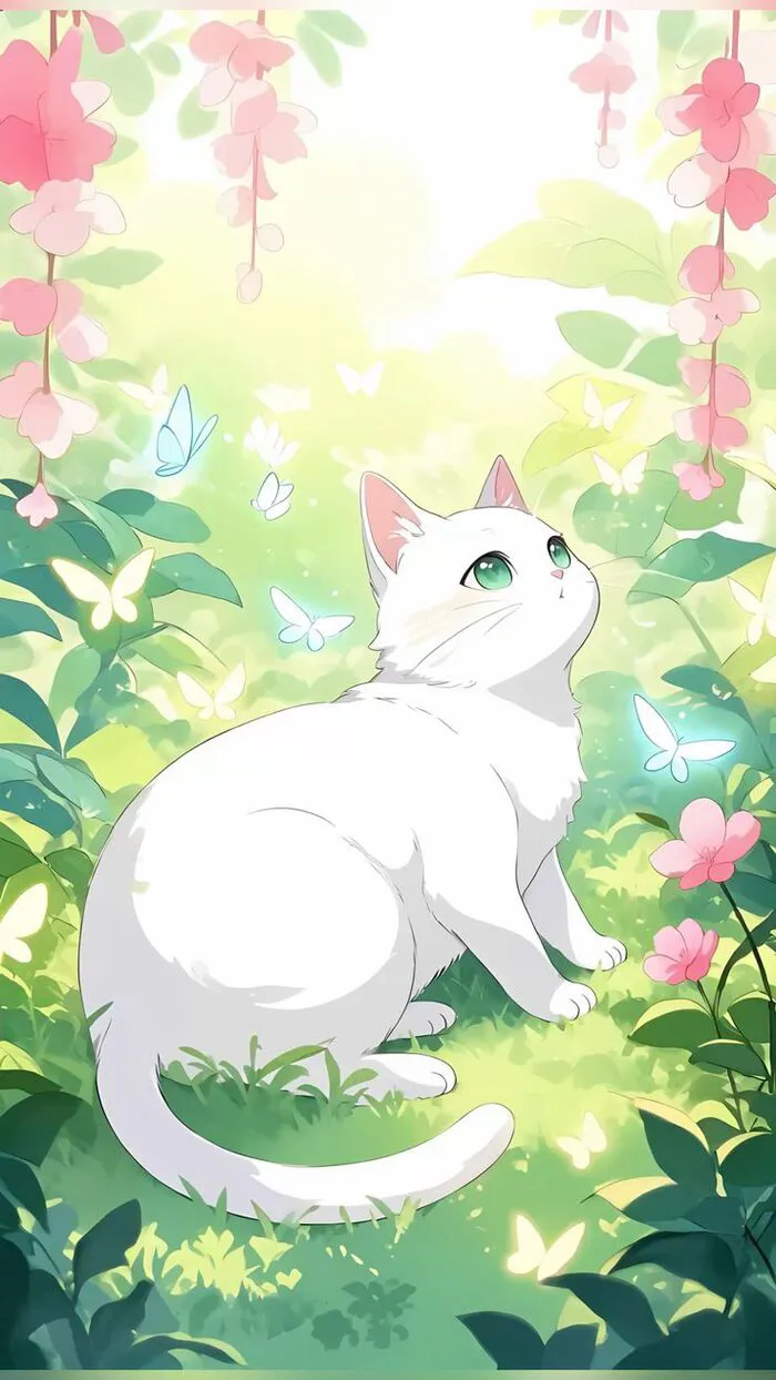 ảnh mèo anime cute