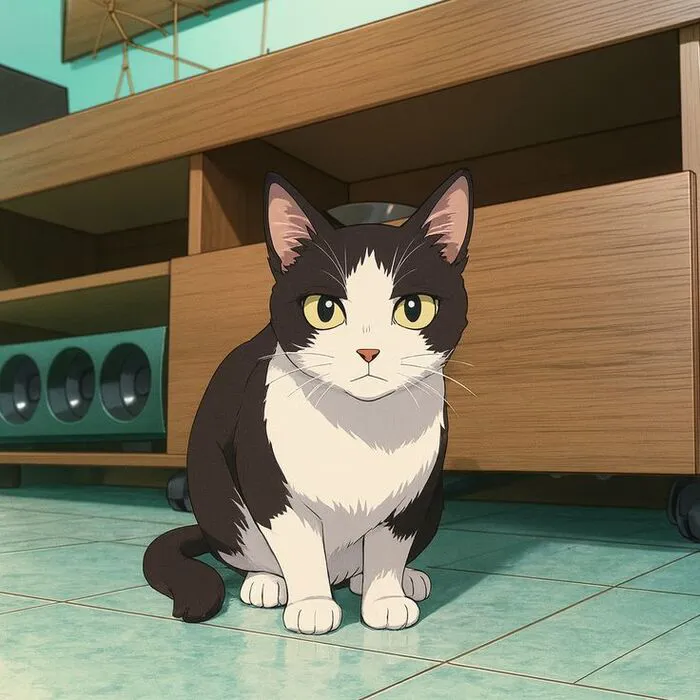 ảnh mèo anime đẹp yêu