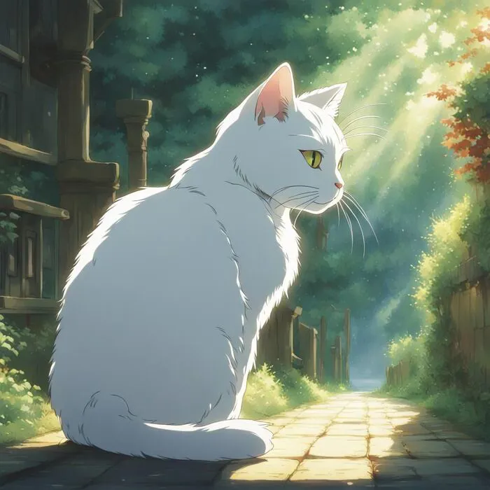 ảnh mèo anime hd