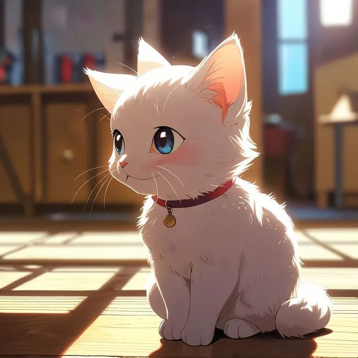 ảnh mèo anime siêu hot