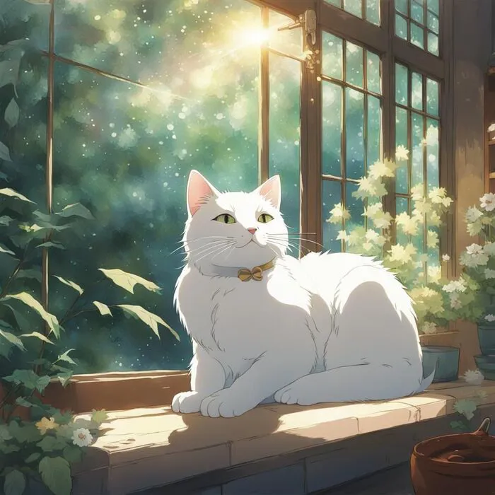 ảnh mèo anime xinh yêu