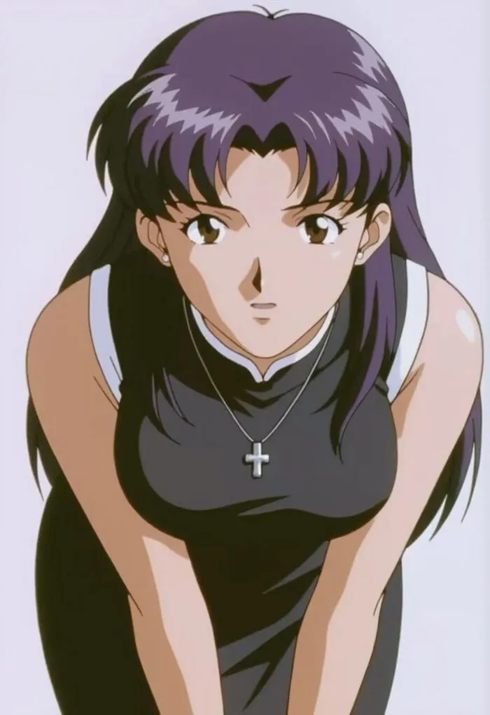 ảnh Misato Katsuragi đẹp ánh mắt mạnh mẽ nhất