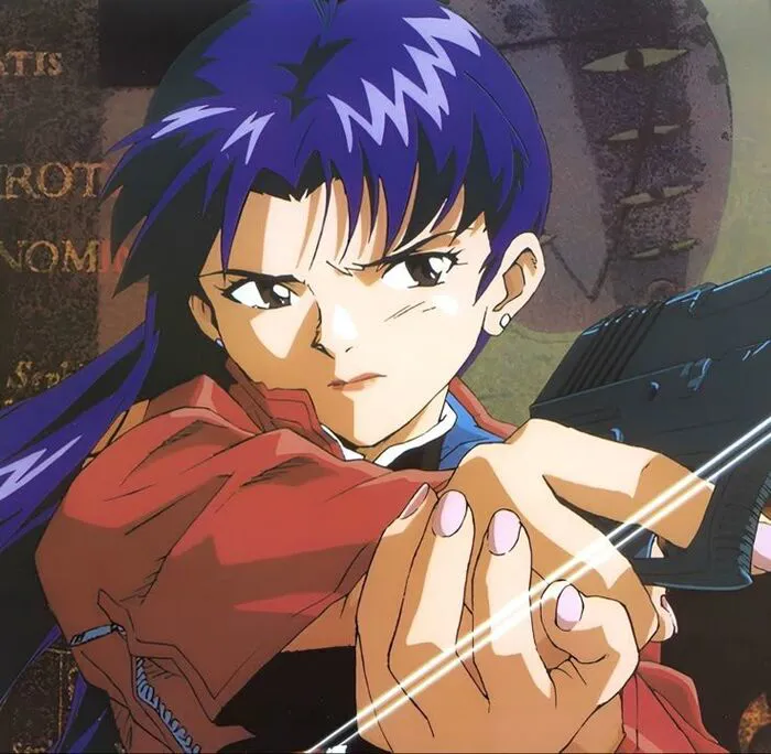 ảnh Misato Katsuragi đẹp ánh mắt sắc