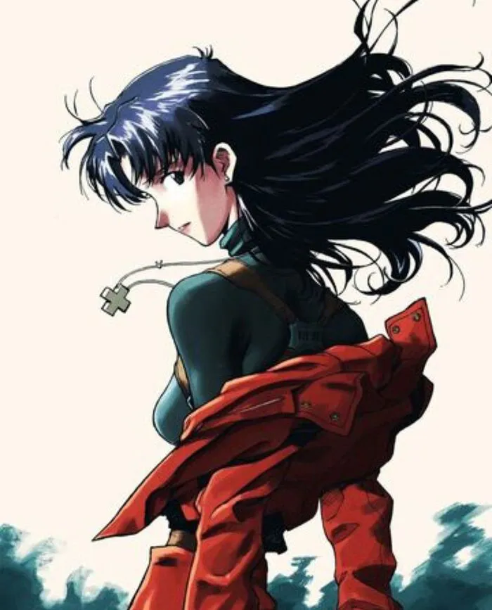 ảnh Misato Katsuragi đẹp ánh nhìn sâu phong cách