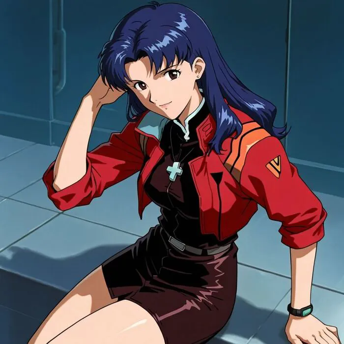 ảnh Misato Katsuragi đẹp điềm tĩnh