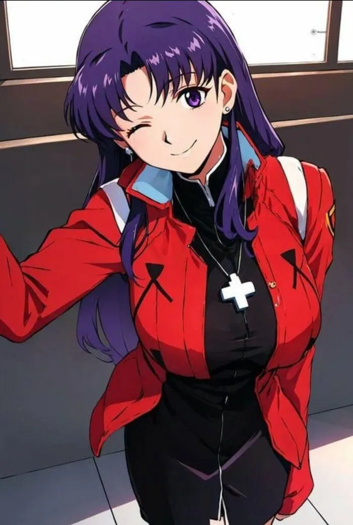 ảnh Misato Katsuragi đẹp mạnh mẽ