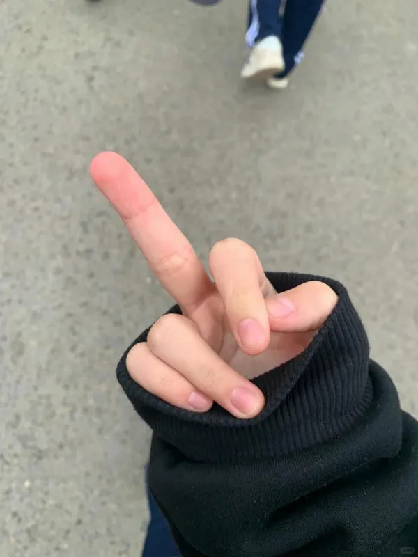 ảnh ngón giữa 7