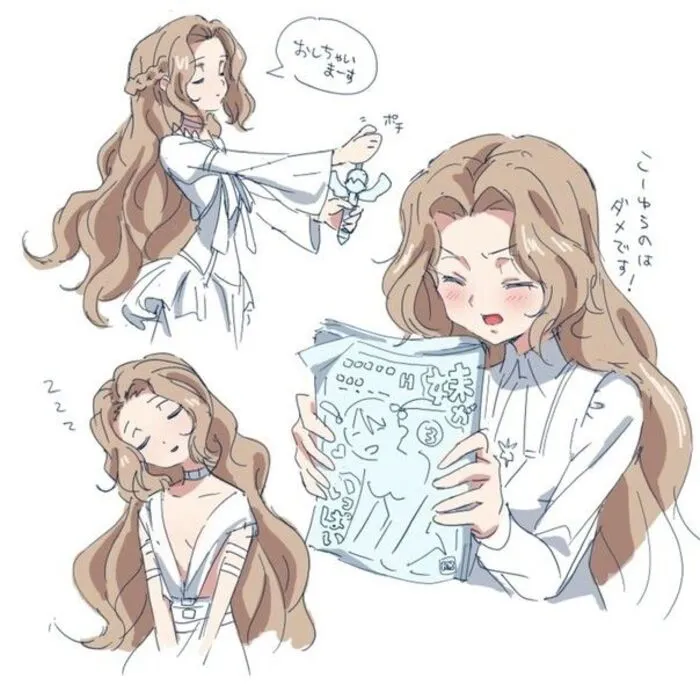 ảnh Nunnally Lamperouge đẹp cuốn mắt