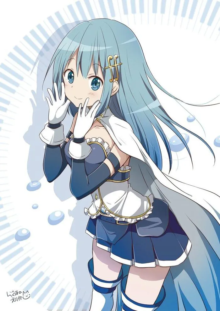 ảnh Sayaka Miki đẹp phong cách magical girl