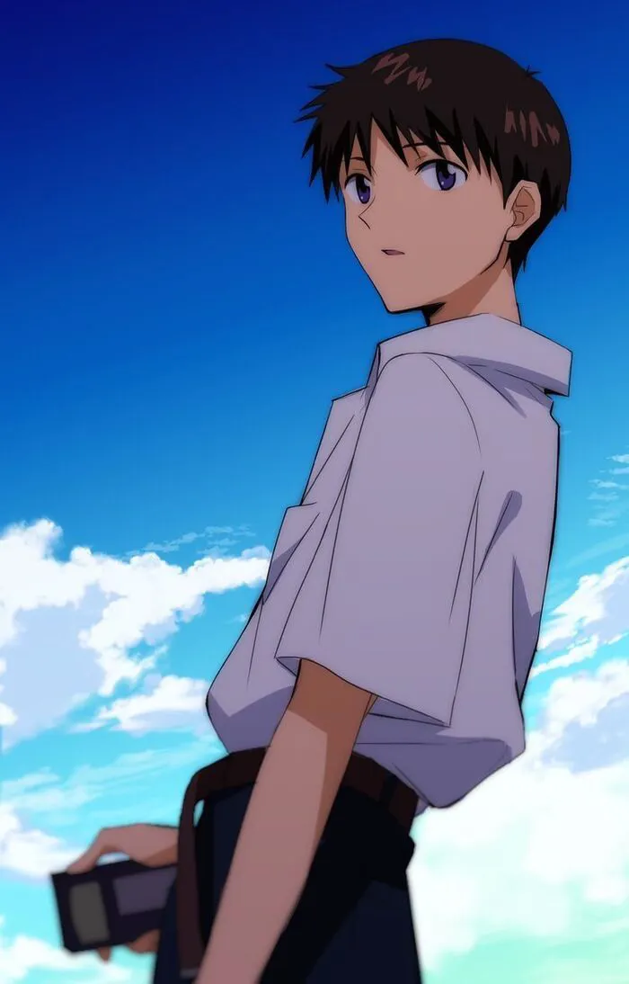 ảnh Shinji Ikari đẹp suy tư ảnh Shinji Ikari đẹp suy tư