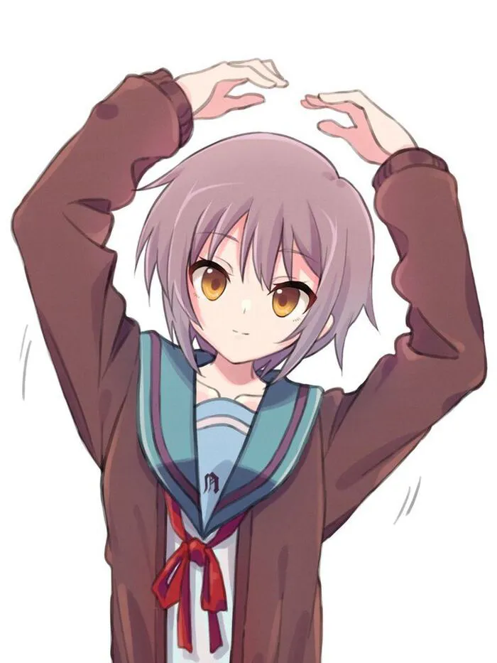 ảnh Yuki Nagato art đáng yêu