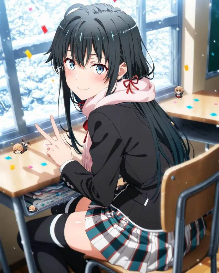 ảnh Yukino Yukinoshita xinh hd