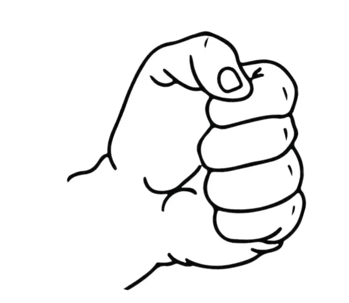 bàn tay tô màu cho bé