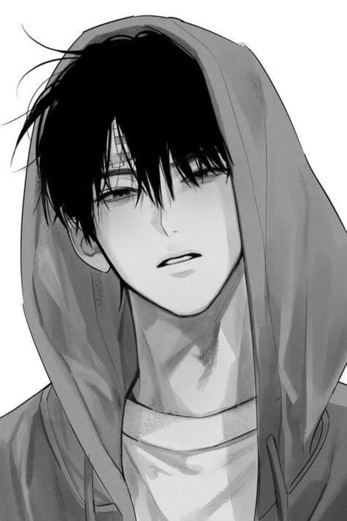hình ảnh anime nam trắng đen cực chất hình ảnh anime nam trắng đen cực chất