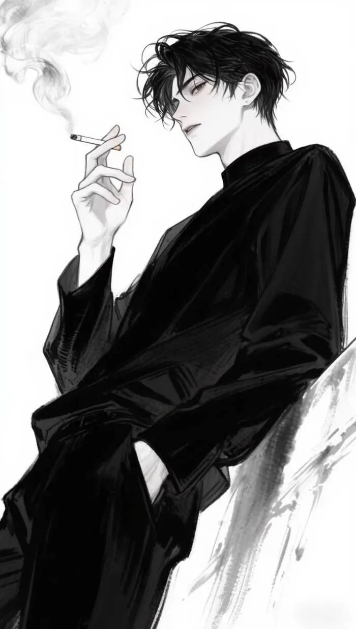 hình ảnh anime nam trắng đen cực đẹp hình ảnh anime nam trắng đen cực đẹp