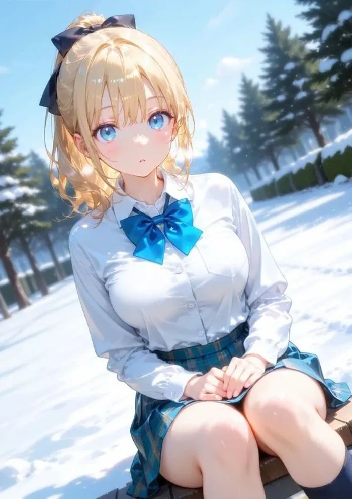 hình ảnh anime nữ học sinh cute