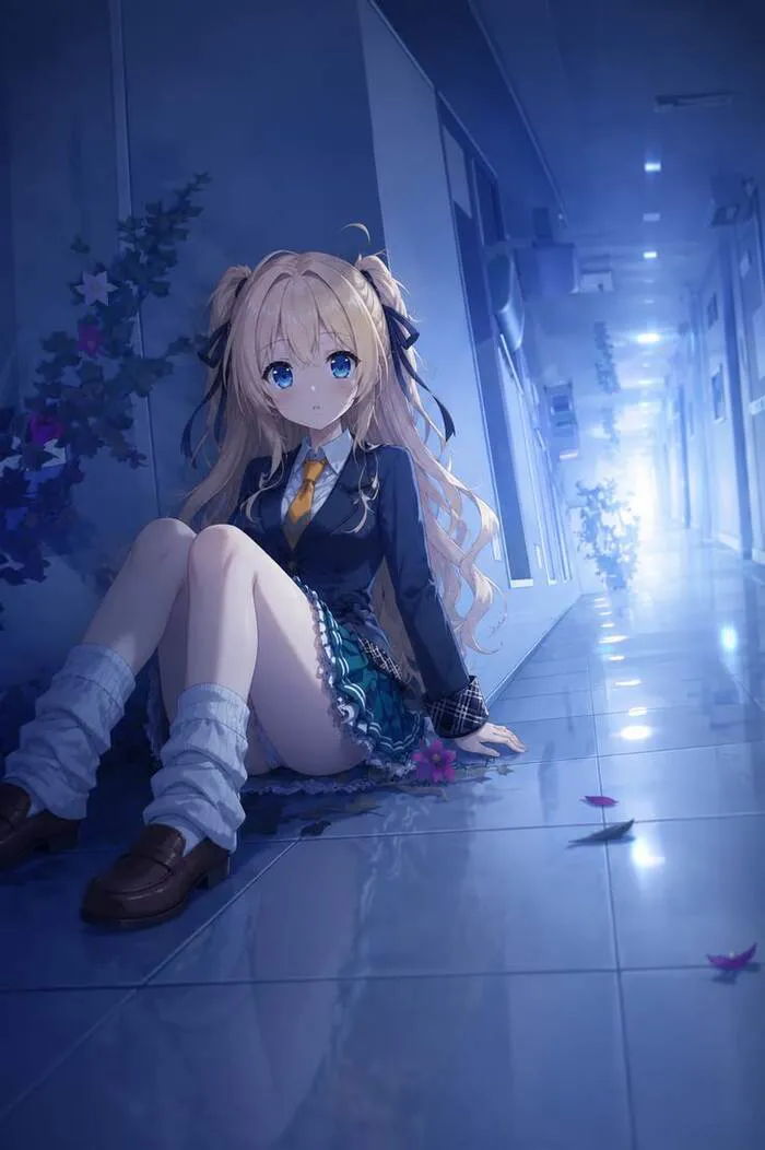 hình ảnh anime nữ học sinh dễ thương