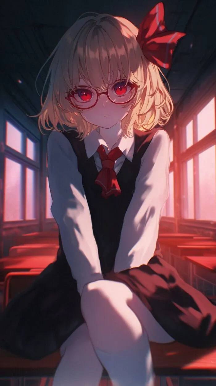 hình ảnh anime nữ học sinh hd
