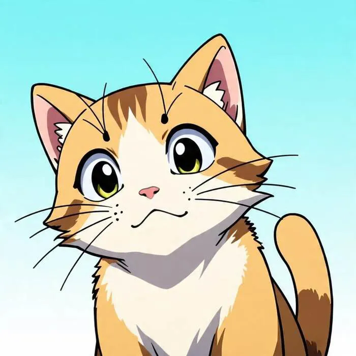 hình ảnh mèo anime full hd