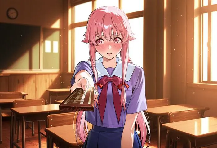 hình ảnh Yuno Gasai đáng yêu hình ảnh Yuno Gasai đáng yêu