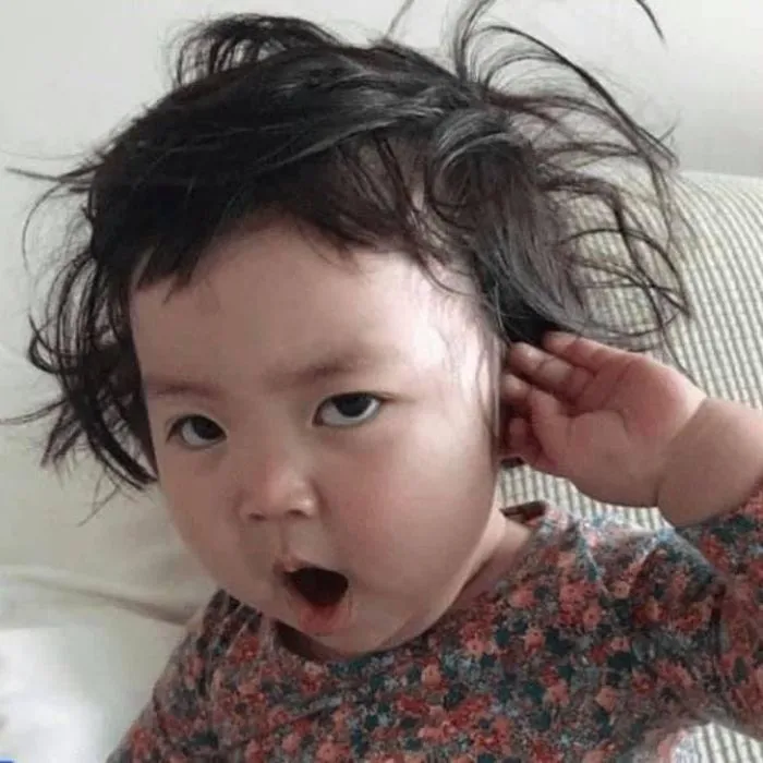 meme buồn ngủ chế bé