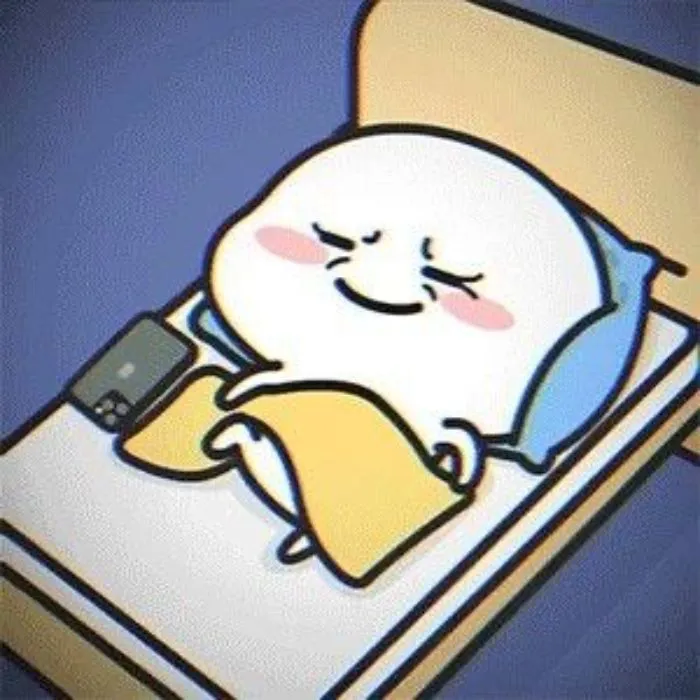 meme buồn ngủ nằm trên giường