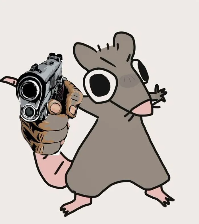 meme cầm súng chuột vẽ meme cầm súng chuột vẽ