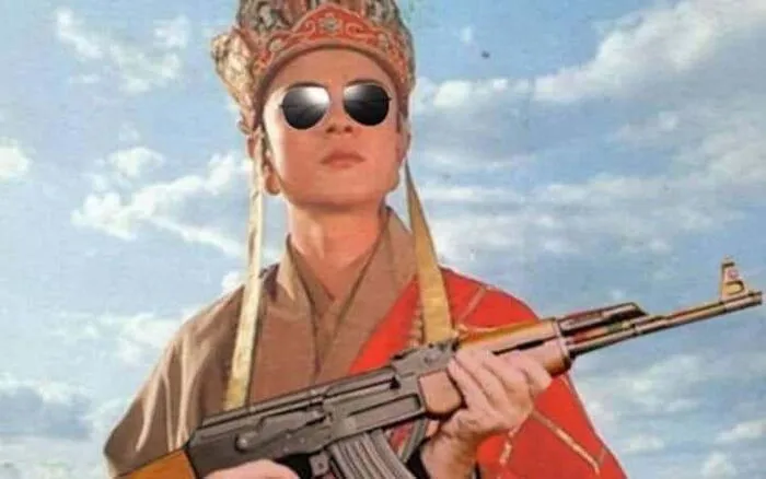 meme cầm súng đường tăng meme cầm súng đường tăng